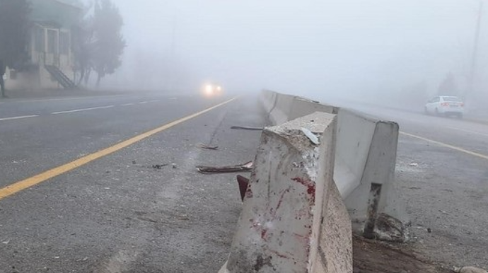 Qubada yol qəzası olub, xəsarət alan var 