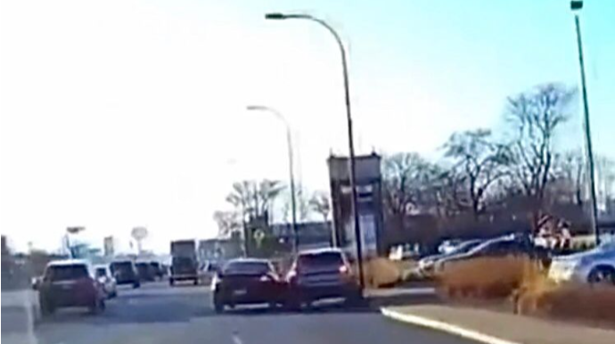 Qisas alan sürücü  qayda pozub qəzaya səbəb oldu   - VİDEO