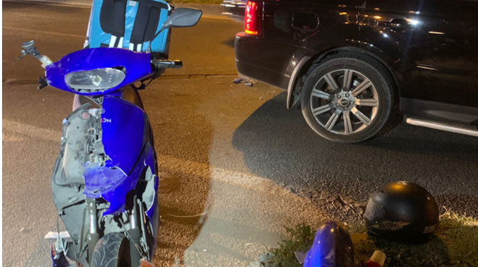 Bakıda qadını motosiklet vurub 