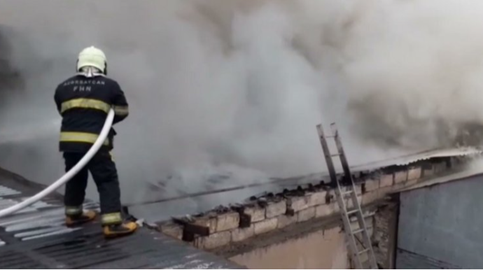 Bakıda toy zamanı şadlıq sarayında yanğın oldu 