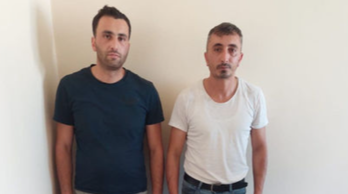 "Priora" ilə sərhəddi pozan şəxslər saxlanıldı  - FOTO