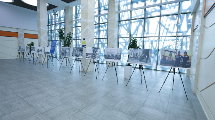 “Qara qızılın saldığı dəmir yollar” fotosərgisi Sabunçu vağzalına köçdü - FOTOLAR 