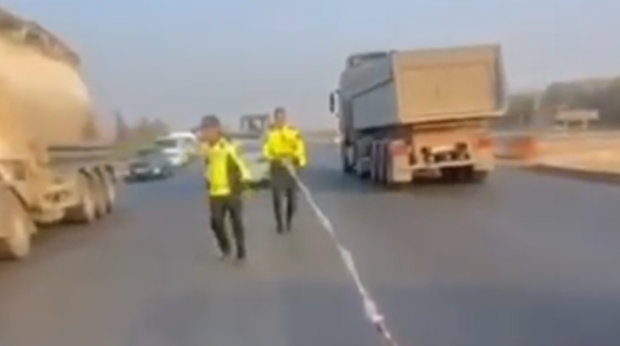 Bakı–Qazax yolunda sıxlıq aradan qaldırıldı - VİDEO