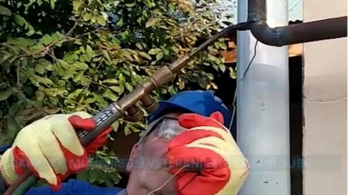 Müharibə veteranının fərdi yaşayış evi qazlaşdırıldı  - VİDEO