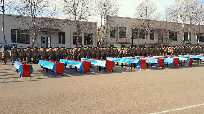 Azərbaycan Ordusunda andiçmə mərasimləri keçirilib - FOTO