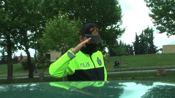 Şəmkirdə reyd keçirildi, sürücülər cərimələndi  - FOTO