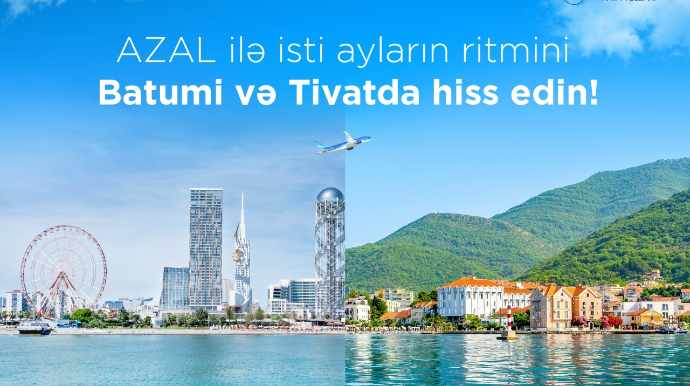 AZAL iki populyar kurort şəhərinə uçuşlara başlayır