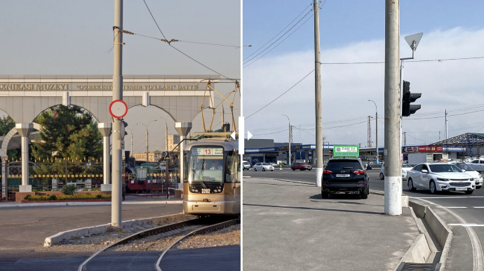 Tramvayı söküb peşiman olan qardaşlarımız - FOTOLAR
