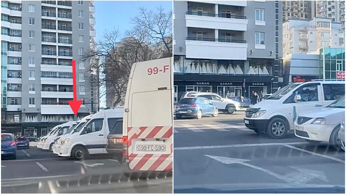 Bu küçədə necə gəldi park edilən yük maşınları sürücüləri cərimələdir   - VİDEO