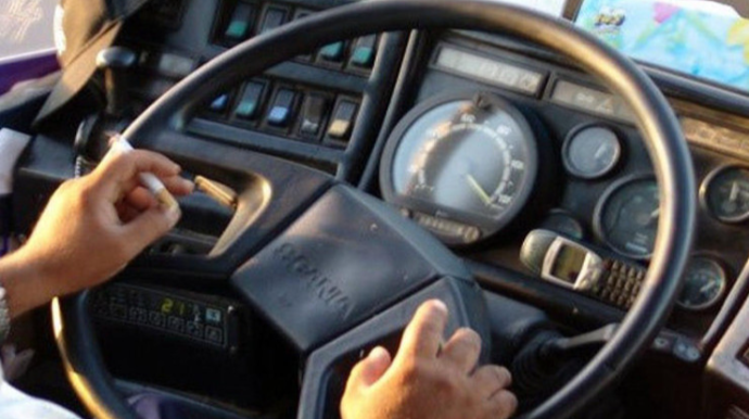 Narkotik çəkib avtobus sürürdü, həbs olundu 