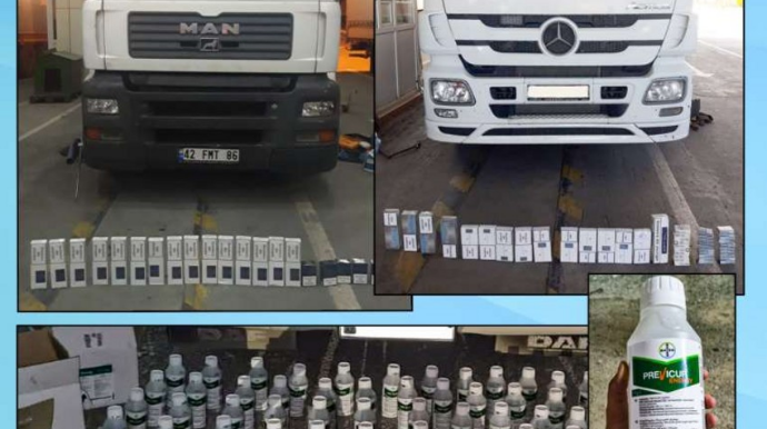 Azərbaycana qanunsuz siqaret və bitki dərmanı gətirilməsinin qarşısı alınıb   - FOTO