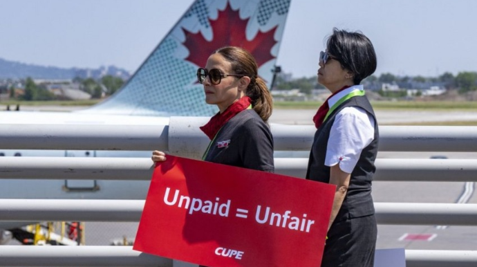 Aviaşirkətin tətili 500 minə yaxın sərnişinin planlarını pozub