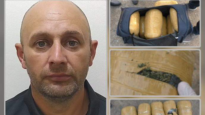 Bakıya külli miqdarda narkotik vasitə gətirmək istəyən şəxs saxlanıldı - VİDEO