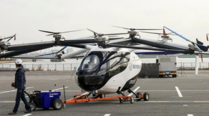 Uçan taksilər FƏALİYYƏTƏ BAŞLADI  - FOTO