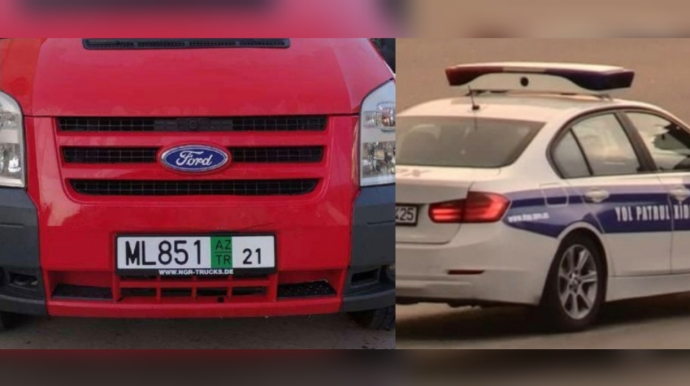 Tranzit nömrəli maşın sürən sürücülər radara düşmür? - VİDEO