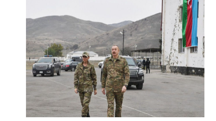 İlham Əliyev və Mehriban Əliyeva Ağdamda İmarət kompleksində olublar