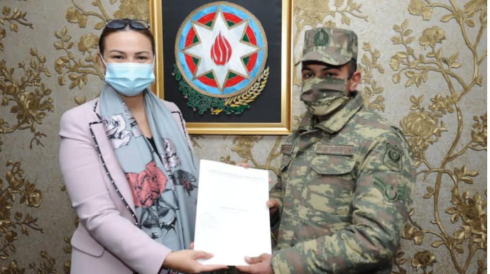 Qənirə Paşayeva qazi Samir Cəbrayılovla görüşüb  - FOTO