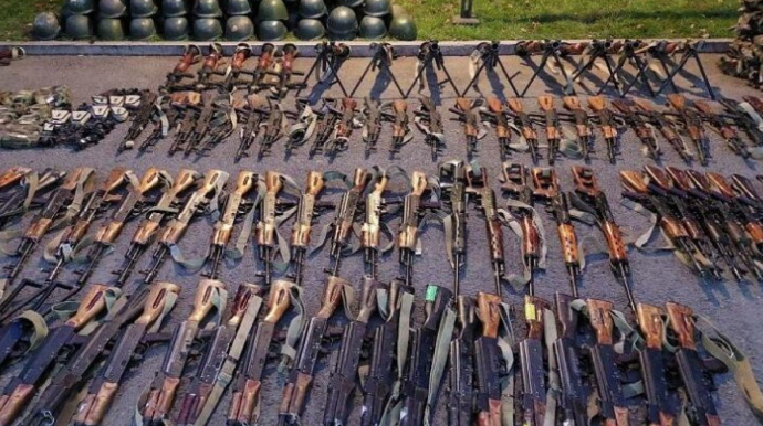 Xankəndidə xeyli silah-sursat aşkarlanıb 