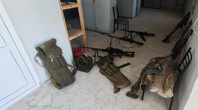 Xocalıda musiqi məktəbində silah-sursat aşkarlanıb  - FOTO - VİDEO