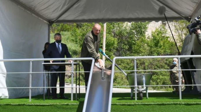 Şuşada “Otel və Konfrans Mərkəzi”nin  təməli qoyulub