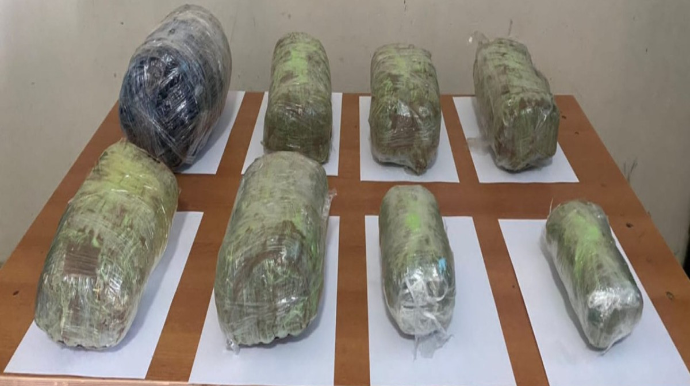 İrandan Azərbaycana 26 kq narkotik keçirilməsinin qarşısı alınıb   - FOTO