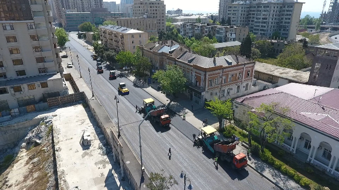 Bakıda yeni yol qovşağı yaradılır - FOTO 