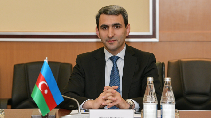 ADY sədri Astanada qazaxıstanlı həmkarı ilə görüşdü  - FOTO