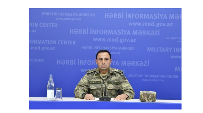 Минобороны Азербайджана провело брифинг в связи с последней ситуацией на фронте   - ВИДЕО