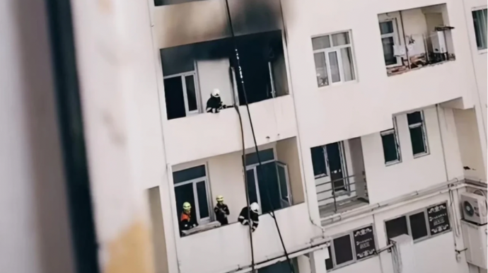 Yaşayış binasında GÜCLÜ YANĞIN 