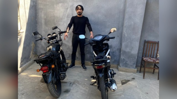 Bakıda kuryerlərin mopedlərini oğurlayan şəxs saxlanıldı - VİDEO 