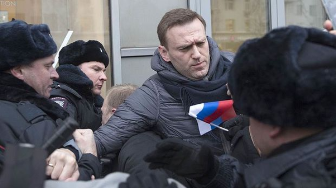 Aleksey Navalnı Moskvada saxlanıldı