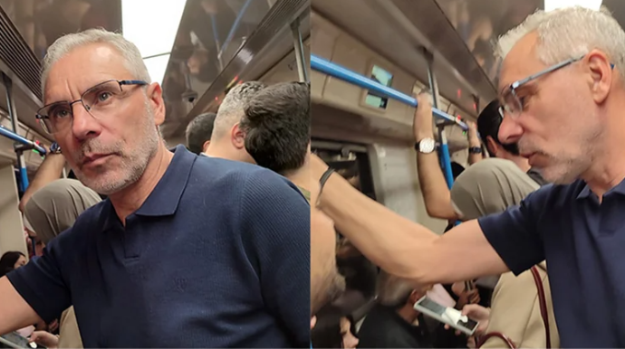 Portuqaliyalı baş məşqçi Bakı metrosunda GÖRÜNTÜLƏNDİ  - FOTO