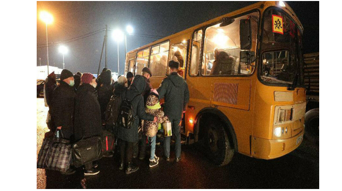 Donbasdan təxliyə edilənlərin sayı açıqlandı