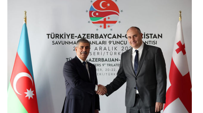 В Турции состоялась встреча министров обороны Азербайджана и Грузии  - ФОТО