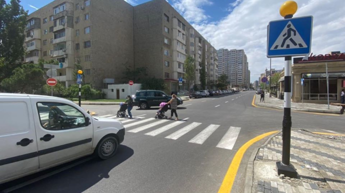 BNA piyadalar üçün 100 ədəd nizamlayıcı lampalar quraşdıracaq - FOTO 