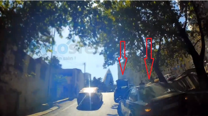 Bu küçədəki stop nişanına görə maşınlar tez-tez sönür - BNA-nın DİQQƏTİNƏ - VİDEO