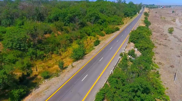 Tərtərdə müharibə nəticəsində dağılmış yol infrastrukturu bərpa olunub  - FOTO