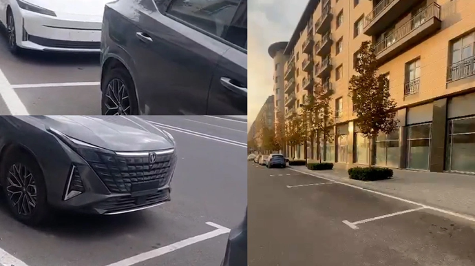 Ağ Şəhərdə parklanma yerini zəbt edən obyekt sahibinə XƏBƏRDARLIQ OLUNDU  - VİDEO