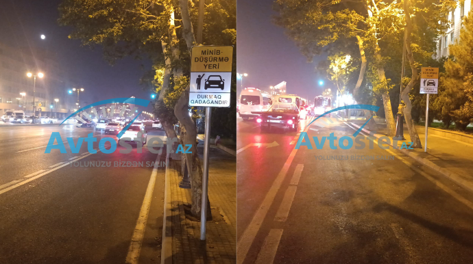Bu küçədə digər maşınların avtobus zolağına girməsinə icazə verildi - BU ŞƏRTLƏ - VİDEO - FOTO