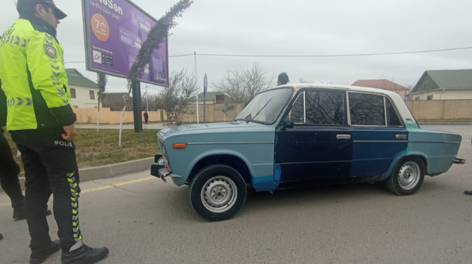 Narkotik təsiri altında maşın idarə edən şəxs saxlanıldı  - FOTO