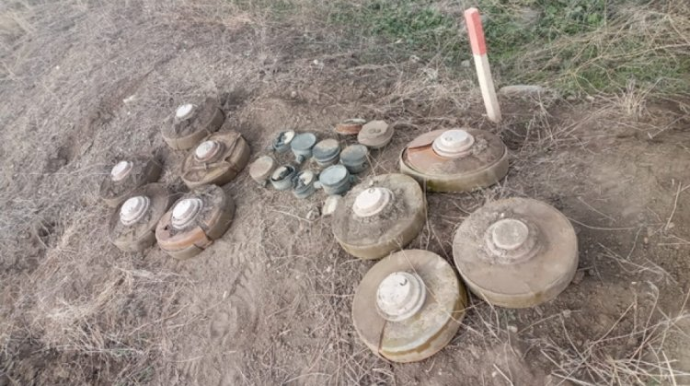 Azad edilən ərazilərdə daha 57 mina aşkarlanıb   - FOTO