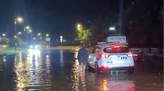 Sürücülərin NƏZƏRİNƏ:  Bakı-Şamaxı yolu BAĞLANDI - VİDEO