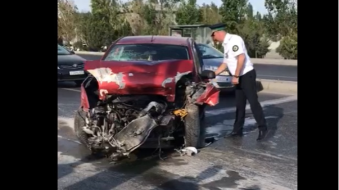 Gömrük Akademiyasının önündə daha bir AĞIR QƏZA: yaralılar var - VİDEO