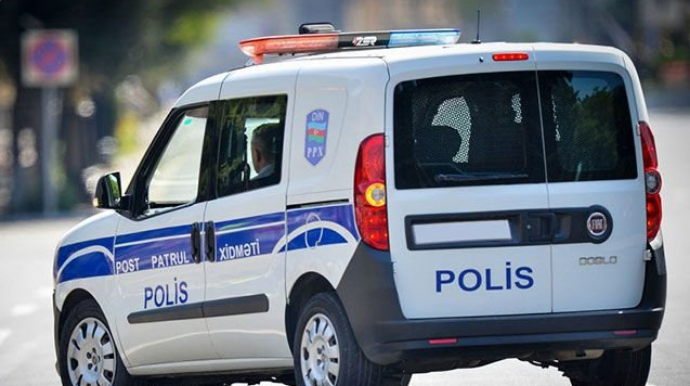 Bakıda polisə silahlı müqavimət göstərilib, polis maşını zədələnib 