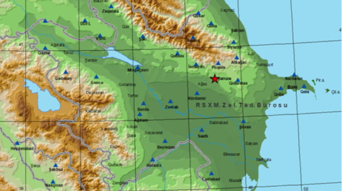 Şamaxıda zəlzələ olub