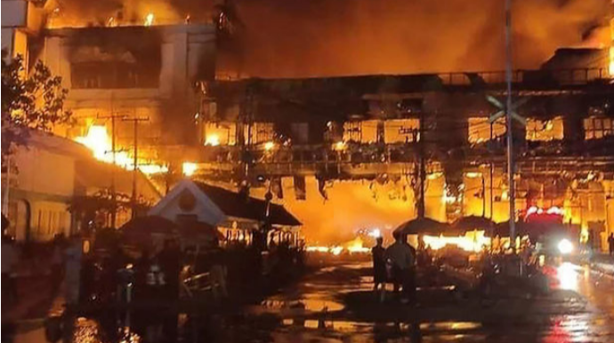 Более 20 человек погибли при пожаре в отеле в Камбодже  - ВИДЕО