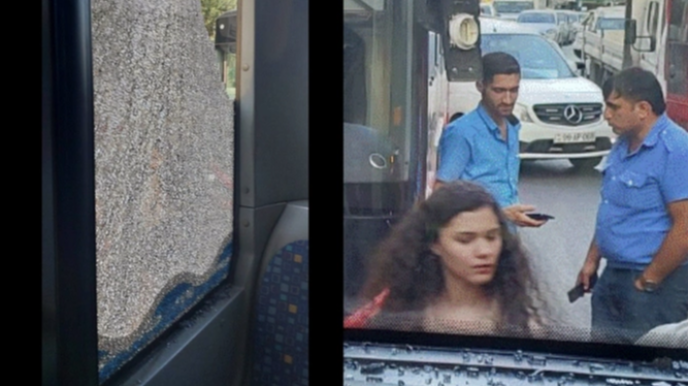 Bakıda sərnişin avtobusları toqquşub - FOTO - VİDEO