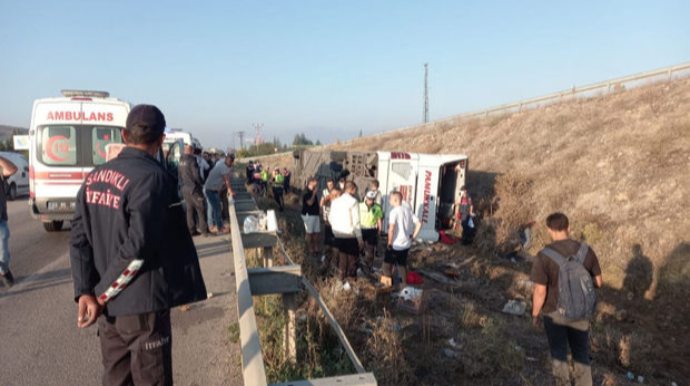 Çağırışçıları aparan avtobus aşdı: bir nəfər ölüb, 30 nəfər yaralanıb - FOTO - VİDEO 