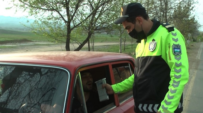 Gəncədə yol polisi  avtoxuliqanlara qarşı reyd keçirdi  - FOTO