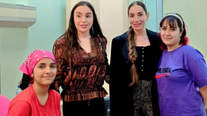 Leyla Əliyeva və Arzu Əliyeva Milli Onkologiya Mərkəzinə baş çəkiblər - FOTO